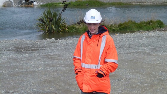 Kristen MacAskill at work in Christchurch, New Zealand