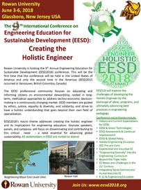 International Conference Engineering Education for Sustainable Development (EESD) 2018