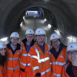  ESD MPhil Students visit to Crossrail March 16 