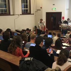 Students cross examine industry in policy enquiry