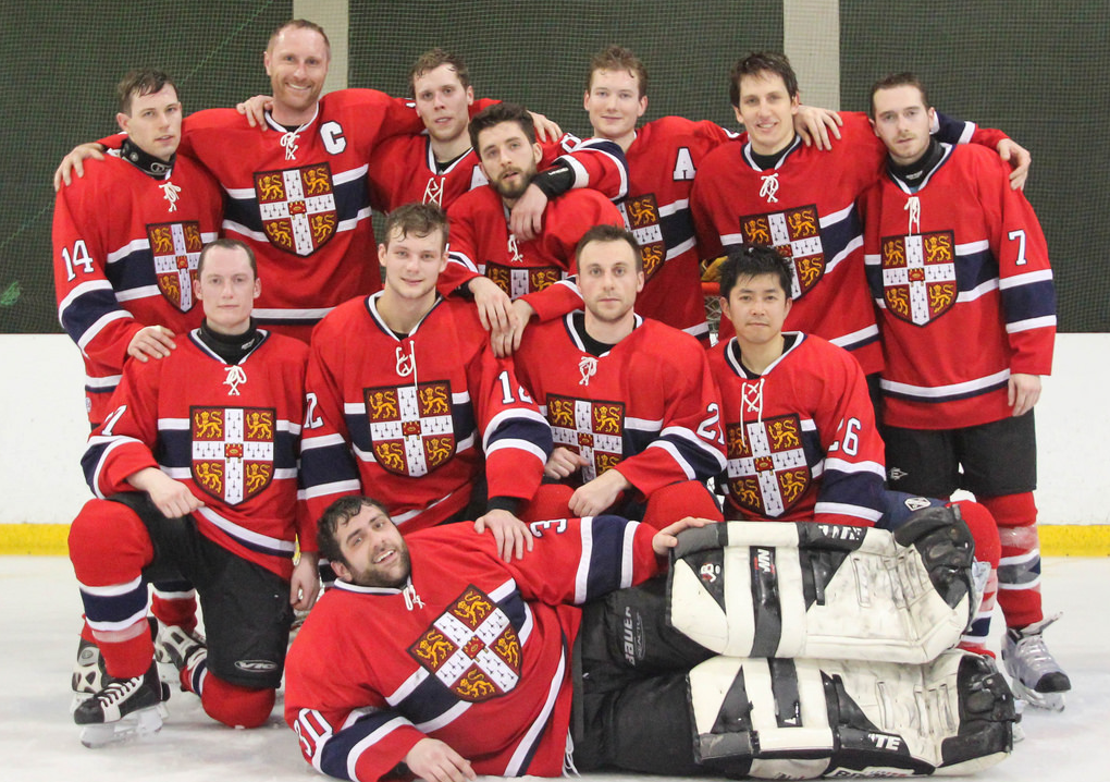 Cambridge Ice Hockey Team 2014 Congratulations Mike!