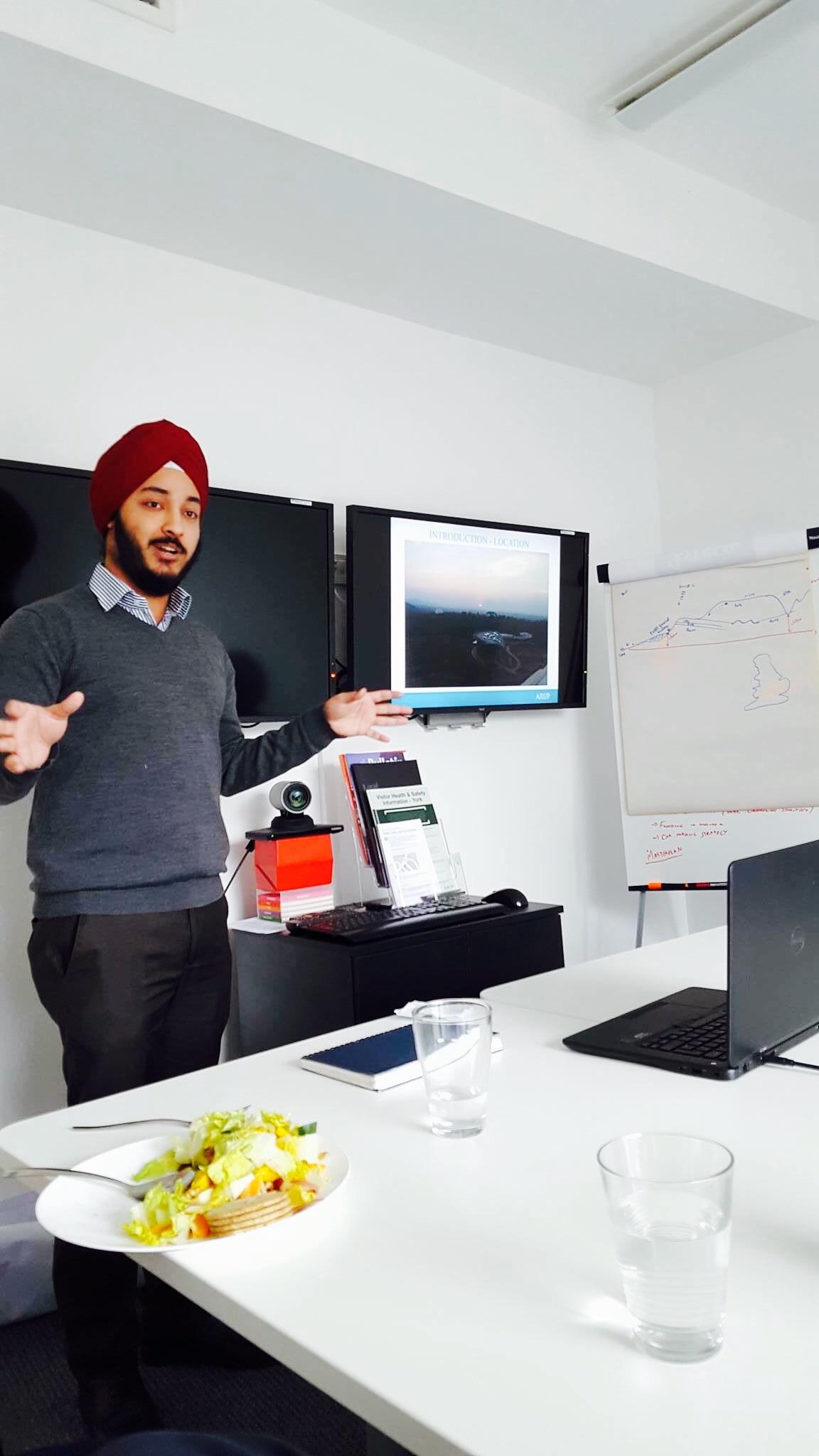 Photo Credit: J Singh Jaspreet Singh, ESD MPhil student (14-15), wins Arup competition to support Agastya’s Raspberry Pi project.
