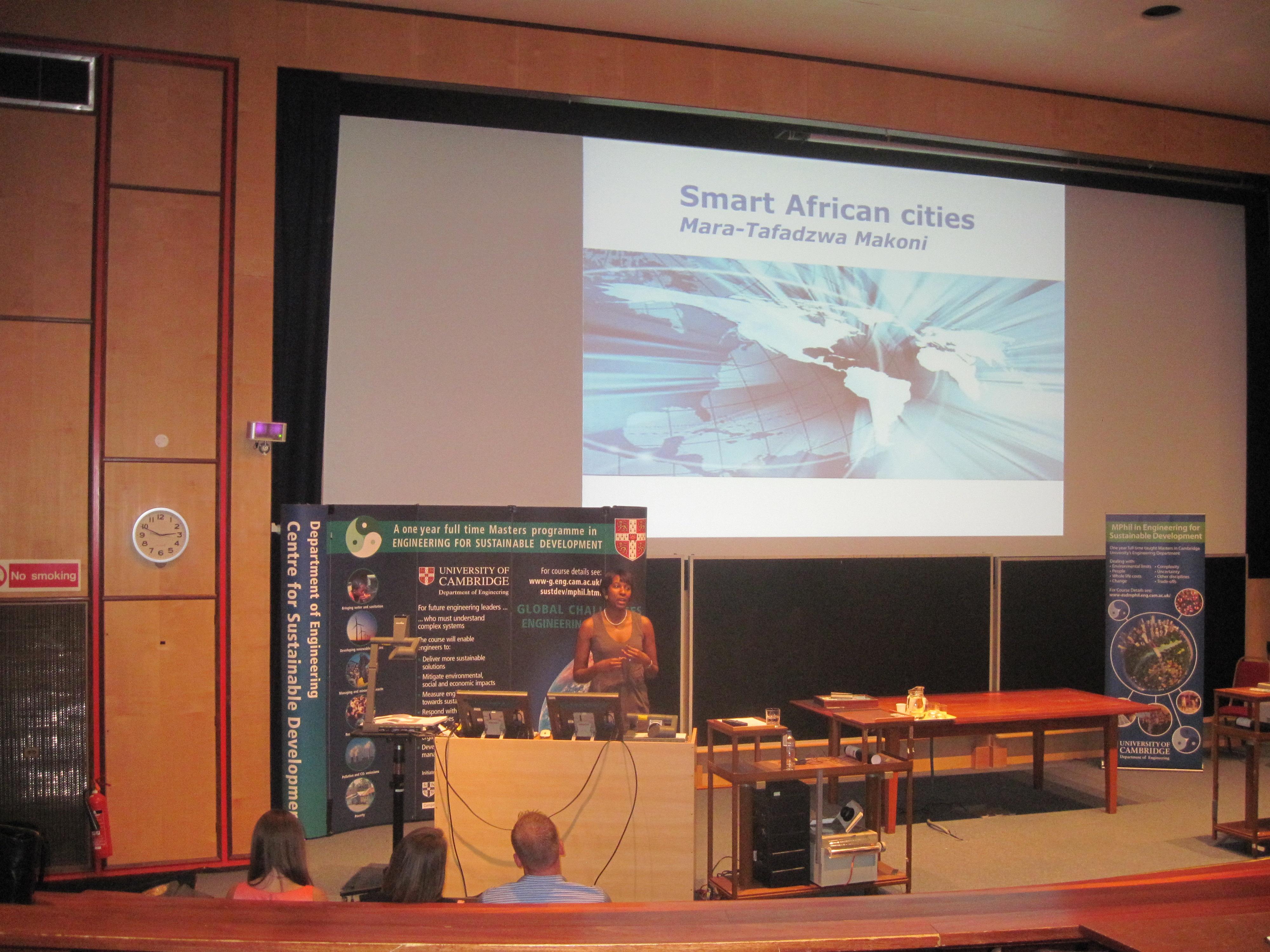 Mara-Tafadzwa Makoni, ESD MPhil 11-12, article in Smart Highways magazine