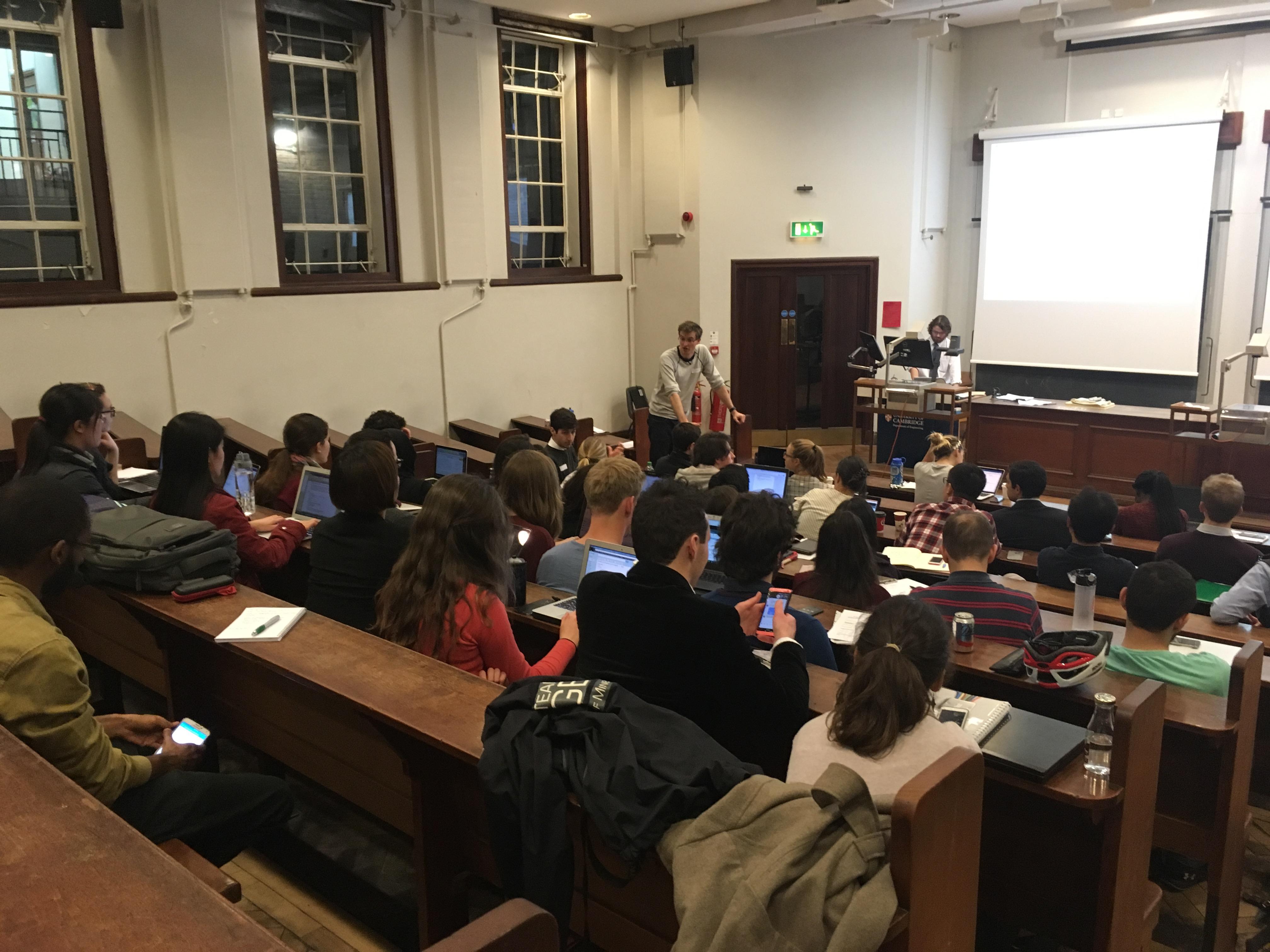 Students cross examine industry in policy enquiry