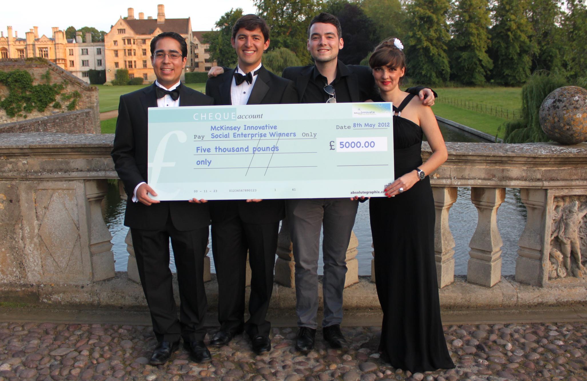 MPhil in Engineering for Sustainable Development students winners of “McKinsey Innovate” 2012! 